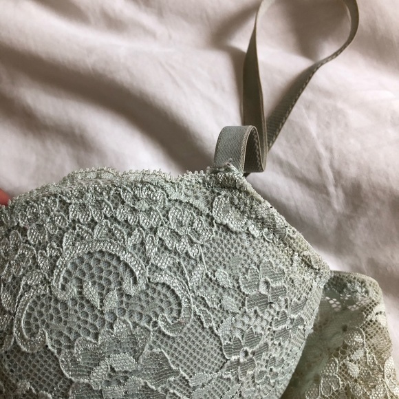 GILLIGAN&O’MALLEY light blue lace push up bra - Picture 3 of 5